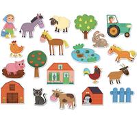 Vilac Aimants en bois farm 20 pcs