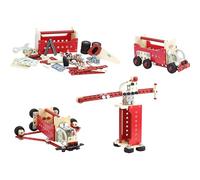 Vilac - Boite à Outils Complète pour Enfants - Jouets Créatif et Educatif en Bois - Coffret Réversible en Camion - Jouet Bricoleur - Construction en Bois - Poignée - Transport Facile - 4 Ans et Plus