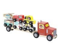 Vilac Camion en bois avec petites voitures