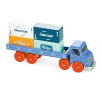 Vilac Camion porte-conteneurs Vilacity – Jeu en bois – À partir de 3 ans – 2358