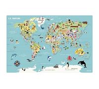 Carte du Monde magnétique Ingela P.Arrhenius Multicolore Vilac Multicolore Taille unique