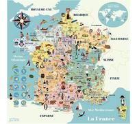 Vilac Carte Magnétique De France