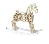 Jouet à bascule en bois : cheval à bascule diamant G