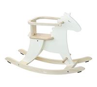 Vilac Cheval à bascule Hudada blanc ivoire avec arceau Blanc G