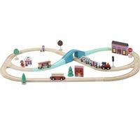 Vilac- Circuit de Train Grand Express Ingela P,Arrhenius Arbres Jouet, 7606, S, White