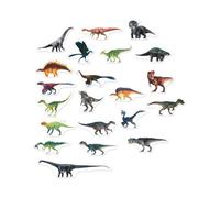Vilac - Set de 21 Magnets Dinosaures - Muséum National d'Histoire Naturelle - transformez Vos Surfaces magnétiques en musée préhistorique avec Ces aimants en Bois - Apprendre en s'amusant dès 3 Ans