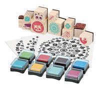 Coffret Tampons Mandala Vilac® - Jouets loisirs créatifs