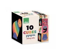 Vilac - 10 Cubes Gigognes Arc-en-Ciel - Jeu d'éveil Montessori - A partir de 24 Mois - 7400