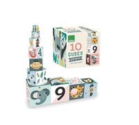 Vilac - Cubes gigognes Les Animaux Michelle Carlslund