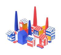 Vilac- Cubes Ladislav Sutnar - Développe la motricité et la dextérité - 1921, Multicolore