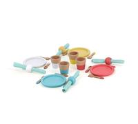 Vilac - Dinette repas en bois - Ensemble 28 pièces pour enfants 3 à 6 ans - Motricité fine