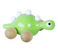 Vilac Dinosaure à roulettes en bois vert