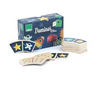 Jeu de Domino 28 pièces en bois dans les étoiles Vilac®
