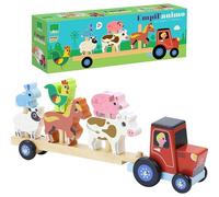 Vilac- Empil'animo Ingela P,Arrhenius P.Arrhenius - Développe la motricité et la dextérité de Votre Enfant - À partir de 2 ans-7602, 7602, Multicolor