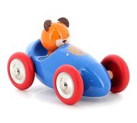 Vilac - en Voiture Marcel l'ours - Jouet en Bois Laqué - Jeu d'Eveil et de Décoration - 6 Personnages à Collectionner - pour Enfants à Partir de 1 an