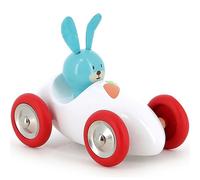 Vilac - en Voiture Raoul Le Lapin - Jouet en Bois Laqué - Jeu d'Eveil et de Décoration - 6 Personnages à Collectionner - pour Enfants à Partir de 1 an