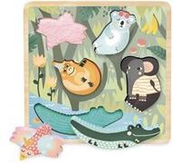 Vilac - Encastrement tactile Jungle Michelle Carlslund G