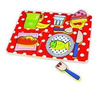 Vilac eveil - encastrement plateau repas multicolore G