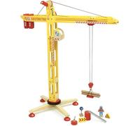 Vilac - Ma Grande Grue de Construction - Jouet en Bois - A partir de 3 Ans - 2343