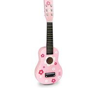 Vilac – Guitare fleurs 8305 en bois massif, 6 cordes – 1er âge