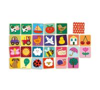 Vilac Jeu de mémoire en bois avec animaux de la ferme