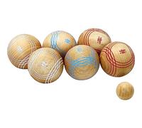 Vilac - Jeu de pétanque - Compet' en bois - 6 boules colorées - Made in France