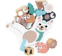 Vilac Jeu d'équilibre Eddy Bear M. Carlslund – À partir de 4 ans – 8505 Multicolore