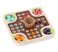 Vilac - jeu des petits chevaux, petites carottes - jour de récolte Multicolore G