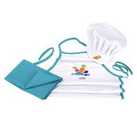 VILAC - Jeux et Jouets - Mes Petits déguisements - Panoplie de Cuisinier - Vêtements - Torchon - Tablier - Toque - Accessoires - Jeu pour Enfants dès 3 ans - Fabriqué en France - 7900
