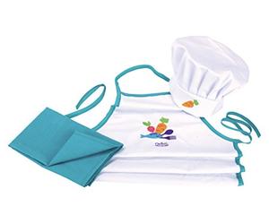 VILAC - Jeux et Jouets - Mes Petits déguisements - Panoplie de Cuisinier - Vêtements - Torchon - Tablier - Toque - Accessoires - Jeu pour Enfants dès 3 ans - Fabriqué en France - 7900