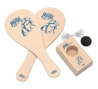 Vilac- Jokari Classique-Jeu pour Enfant-Fabriqué en Bois d'hêtre Massif-Accompagné de Son Sac pour Le Rangement-Amusant, 4299G, Beige