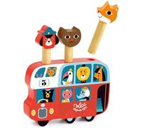 VILAC - jouet en bois laqué pour enfant - Jeux d'éveil - Pop-up autobus Ingela P.Arrhenius - 7751