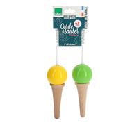 Vilac Jump Rope Ice Cream deux parfums jaune-vert