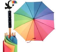 Vilac Kids' Umbrella, Solid Lacquered Wooden Handle
