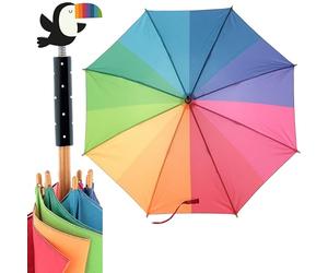 Vilac Kids' Umbrella, Solid Lacquered Wooden Handle