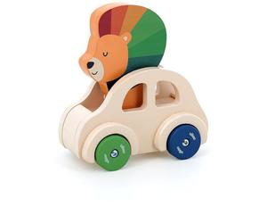 Vilac Lion in a Car jouet en bois 15m+ 1 pcs