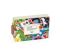 Vilac - Livre Puzzles Le Voyage par S. Touliatou - 4 Puzzles & 4 Encastrements Bois sur Les Transports - Vocabulaire, Curiosité & Logique - Inspiration Montessori - Cadeau Éducatif dès 2 Ans - 7912