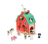 Vilac - Ma Belle Ferme des Formes - Ingela P.Arrhenius - Jouet Educatif - Développe l'Imaginaire et Le Vocabulaire sur Les Animaux - pour Enfants à Partir de 2 Ans