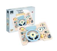 VILAC - Ma première Voiture Tableau d'activités et d'éveil - Jouet Premier Age - 1 Tableau de Bord Multi-activités en Bois - Jeux d'Eveil pour Enfant en Bois - Jouet pour Enfant Dès 18 Mois - 2144