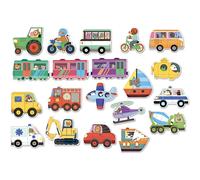 Les magnets des transports Multicolore G