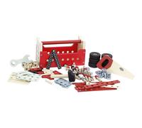 Vilac - Boite à Outils Complète pour Enfants - Jouets Créatif et Educatif en Bois - Coffret Réversible en Camion - Jouet Bricoleur - Construction en Bois - Poignée - Transport Facile - 4 Ans et Plus