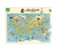 Vilac- Mapa Del Mundo magnético (Versión en español), 2720S, 76x50x1