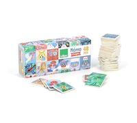 Vilac - Mémo Imagier - Design Michelle Carlslund - 24 Paires d'animaux pour enrichir vocabulaire et mémoire - Dès 2 Ans - Jeu en Bois avec Coffret - Apprentissage et Amusement