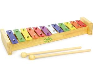Vilac - Métallophone 12 Notes - Instrument de Musique pour Enfant - Touche Multi-Color - 8307