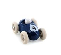 VILAC - Mini Roadster Bleu Nuit n°4 - Imitation - TRAFIC - 1 Voiture en Bois Mini Roadster Bleu Nuit - Jeux d'Eveil pour Enfant en Bois - Jouet pour Enfant Dès 2 Ans - 2331F