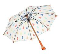 Vilac - Parapluie Marcel l'ours - Accessoire en Bois Massif - Système d'Ouverture et de Fermeture Anti-Pincements - Colorés - pour Enfants à Partir de 3 Ans