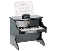 Vilac - Piano Noir - 18 Touches avec 10 partitions - Faire ses premiers pas dans la musique - Instrument de musique enfant - Toucher - Voir - Entendre - A partir de 36 mois - 8296