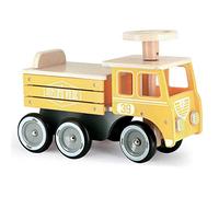 Porteur Camion Vintage en Bois Jaune Vilac® - Jouets en bois