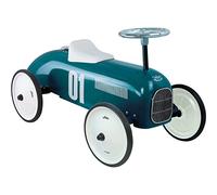 Vilac – Porteur voiture vintage en métal – Bleu pétrole