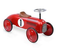 VILAC - Porteur Voiture en Métal Vintage -Développe la motricité de votre enfant - Véhicule pour enfants - Look Rétro - Rouge - Made In France - - Dès 18 Mois, 1049